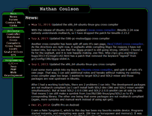 Tablet Screenshot of nathancoulson.com